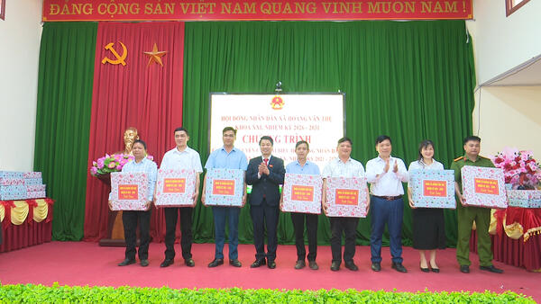 GẶP MẶT NGUYÊN CÁC ĐẠI BIỂU HĐND XÃ HOÀNG VĂN THỤ KHÓA XX, NHIỆM KỲ 2021 - 2026