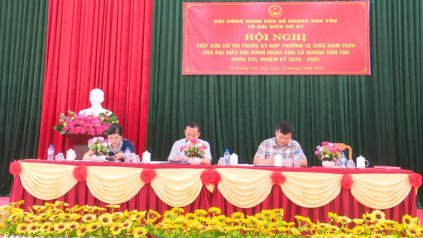TỔ ĐẠI BIỂU SỐ 2 HĐND XÃ HOÀNG VĂN THỤ TIẾP XÚC CỬ TRI TẠI CÁC THÔN THUẬN LỢI, NHÂN HÒA, TIỀN PHONG