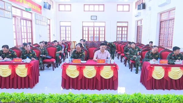 XÃ HOÀNG VĂN THỤ: TỔ CHỨC HỘI NGHỊ NGHIỆM THU VÀ BÀN GIAO DIỆN TÍCH RÀ PHÁ BOM MÌN, VẬT NỔ ĐỢT 1