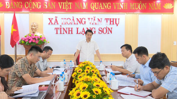 Đoàn giám sát HĐND xã Hoàng Văn Thụ giám sát việc thực hiện Nghị quyết số 26/NQ-HĐND
