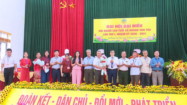 Đại hội đại biểu Hội Người cao tuổi xã Hoàng Văn Thụ lần thứ I, nhiệm kỳ 2026 – 2031